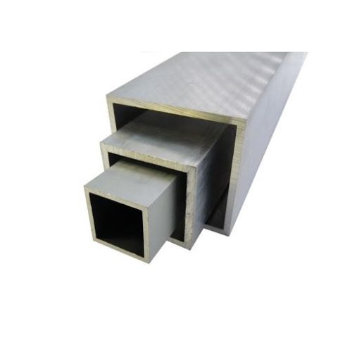 Aluminum square tube 20x20x2-100x100x4mm AlMgSi0.5 square tube 0.2-2 meters Evek GmbH - 1