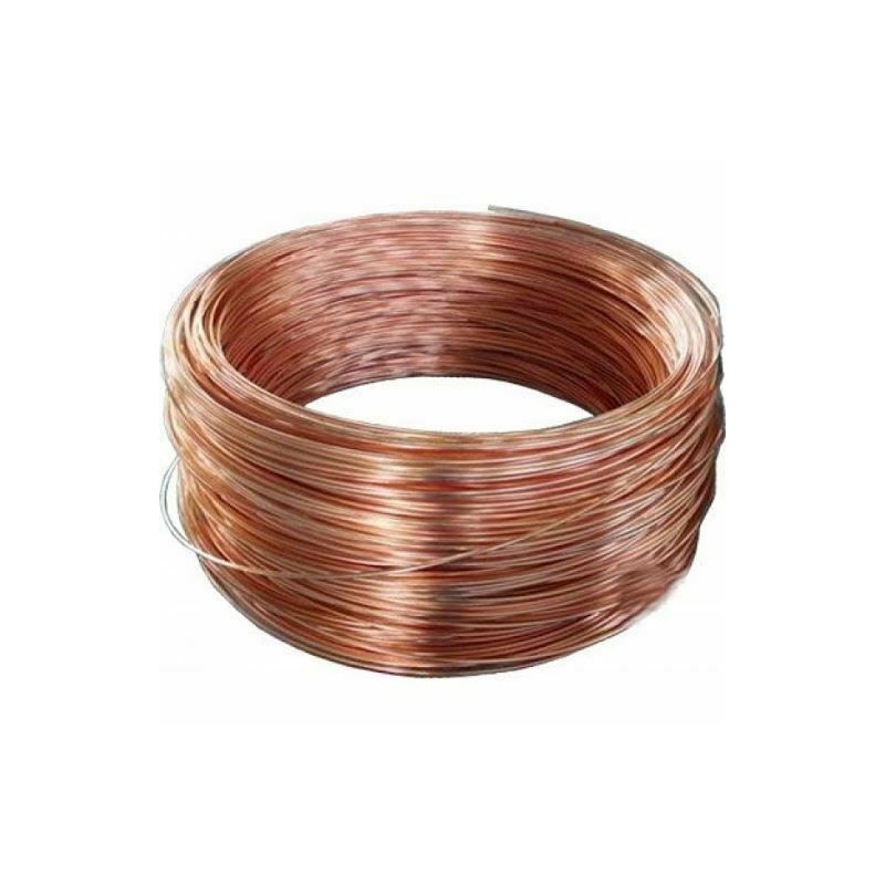 Copper wire blank Ø0.1-5mm Cu-ETP without varnish Uncoated Cu craft wire 2-750 meters Evek GmbH - 1
