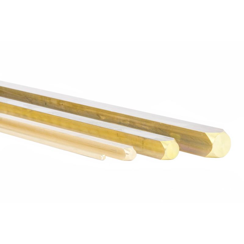 brass ms58 square 4x4mm – 20x20mm solid material '2.0401