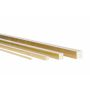 brass ms58 square 4x4mm – 20x20mm solid material '2.0401