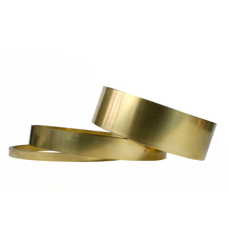 Brass tape 0.05-0.4mm foil tape CuZn37 flat 2.0321