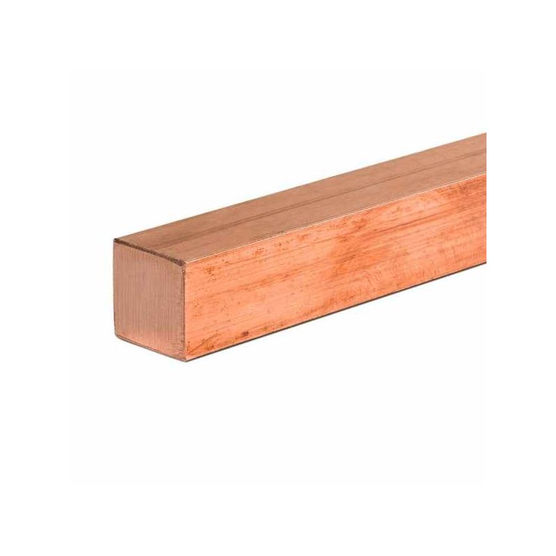 Copper square 6x6-40x40mm copper square bar 2.0065 square bar Cu-ETP Evek GmbH - 1