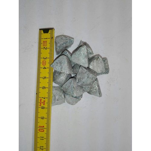 Zinc Zn purity 99.99% raw zinc pure metal element 30 pyramids 10gr-5kg