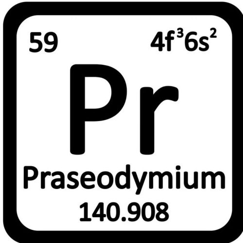 Praseodymium Metal 99.9% pure metal Metal element Pr Element 59 Praseodymium