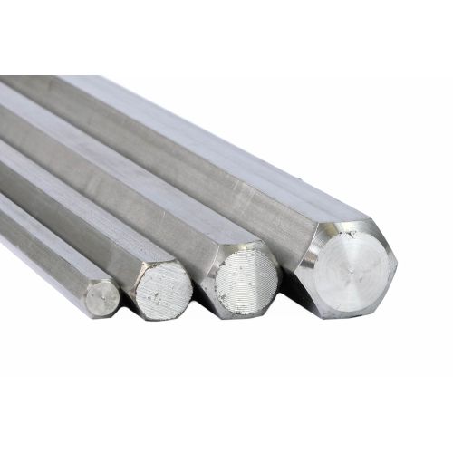 Stainless steel hexagon SW 18mm-60mm 1.4305 rod hexagon VA V2A 303 hexagonal rod