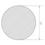 Stainless Steel Bar 2mm-20mm 1.4571 UNS S31635 Round Bar Solid Material
