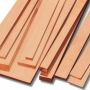 Copper sheet metal strips 2.0090 flat bar 30x2mm-90x6mm cut-to-size strips