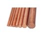 Copper rod Ø2-50mm Cu-ETP Copper round rod CW004A (Cu-ETP - 2.0065) Round material up to 2 meters
