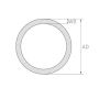 Titanium tube grade 5 round 8-15mm 3.7165 class 5 tube size 5 anti-acid