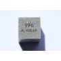 Nickel metal cube 10x10mm polished 99.6% purity cube
