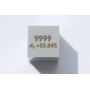 Iron Fe metal cube 10x10mm polished 99.99% purity cube
