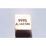 Copper Cu metal cube 10x10mm polished 99.95% purity cube