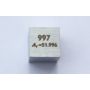 Chrome Cr metal cube 10x10mm polished 99.7% purity cube
