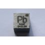 Lead Pb metal cube 10x10mm polished 99,99% purity cube