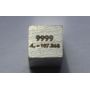 Silver Ag metal cube 10x10mm polished 99,99% purity cube