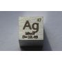 Metal cube polished 10x10mm purity cube