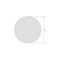 Zirconium rod metal round rod 99.2% from Ø 0.8mm to 280mm rod