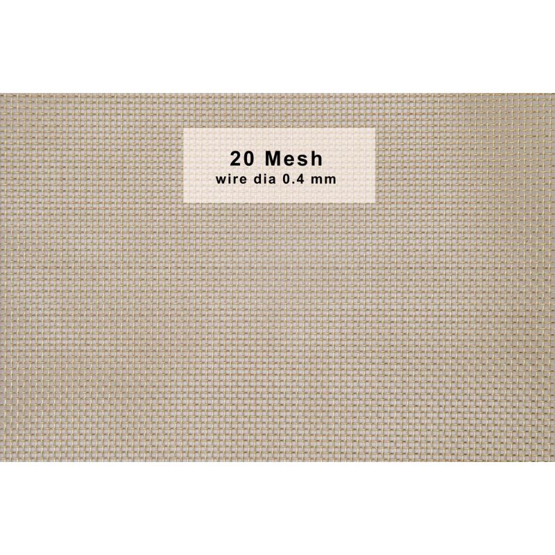 Brass mesh 20-120 Mesh width 50mm-300mm CuZn36 CW507L Grid filter wire